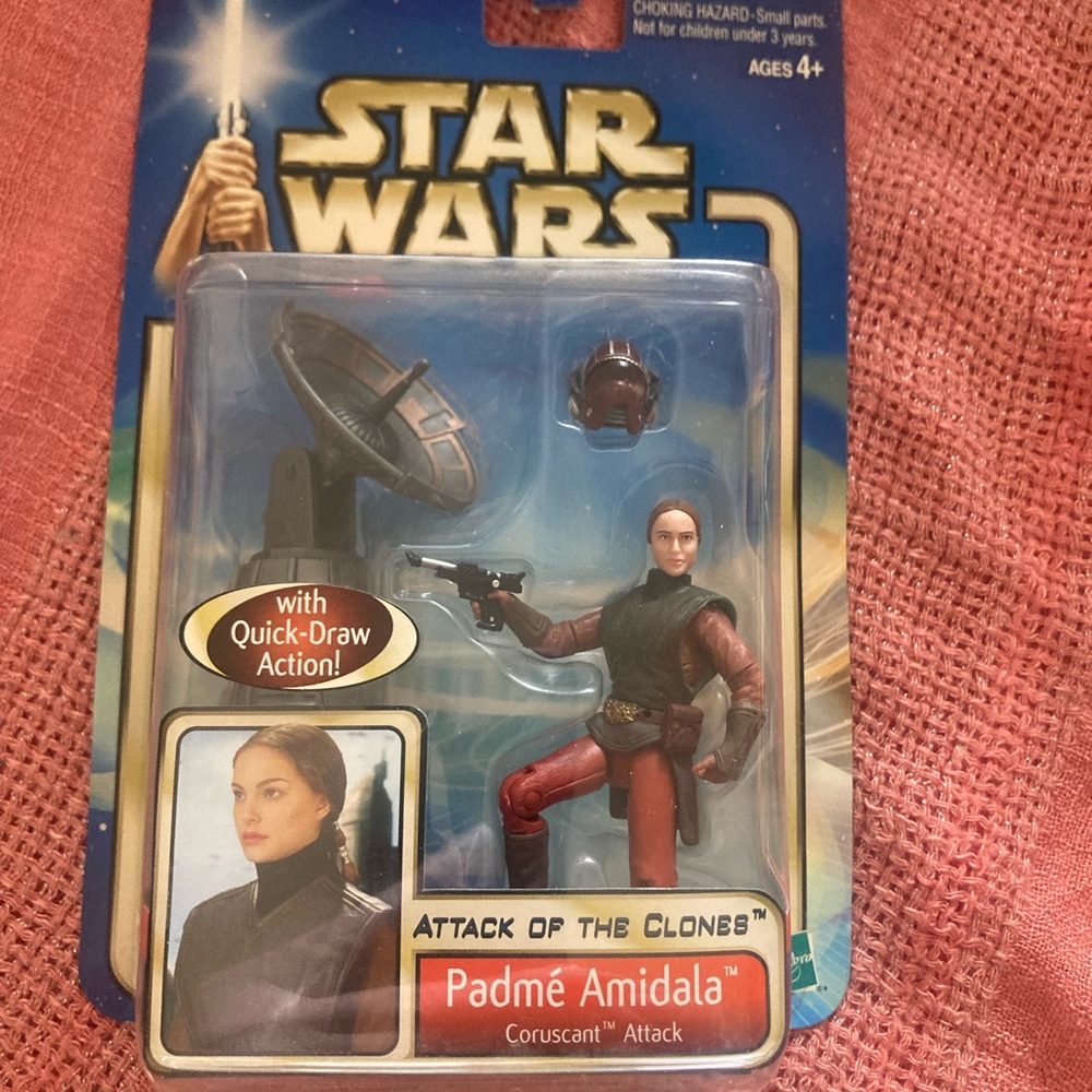 Hasbro Star Wars Padme Amidala Back Panel — Blue, Red, Black, Brown